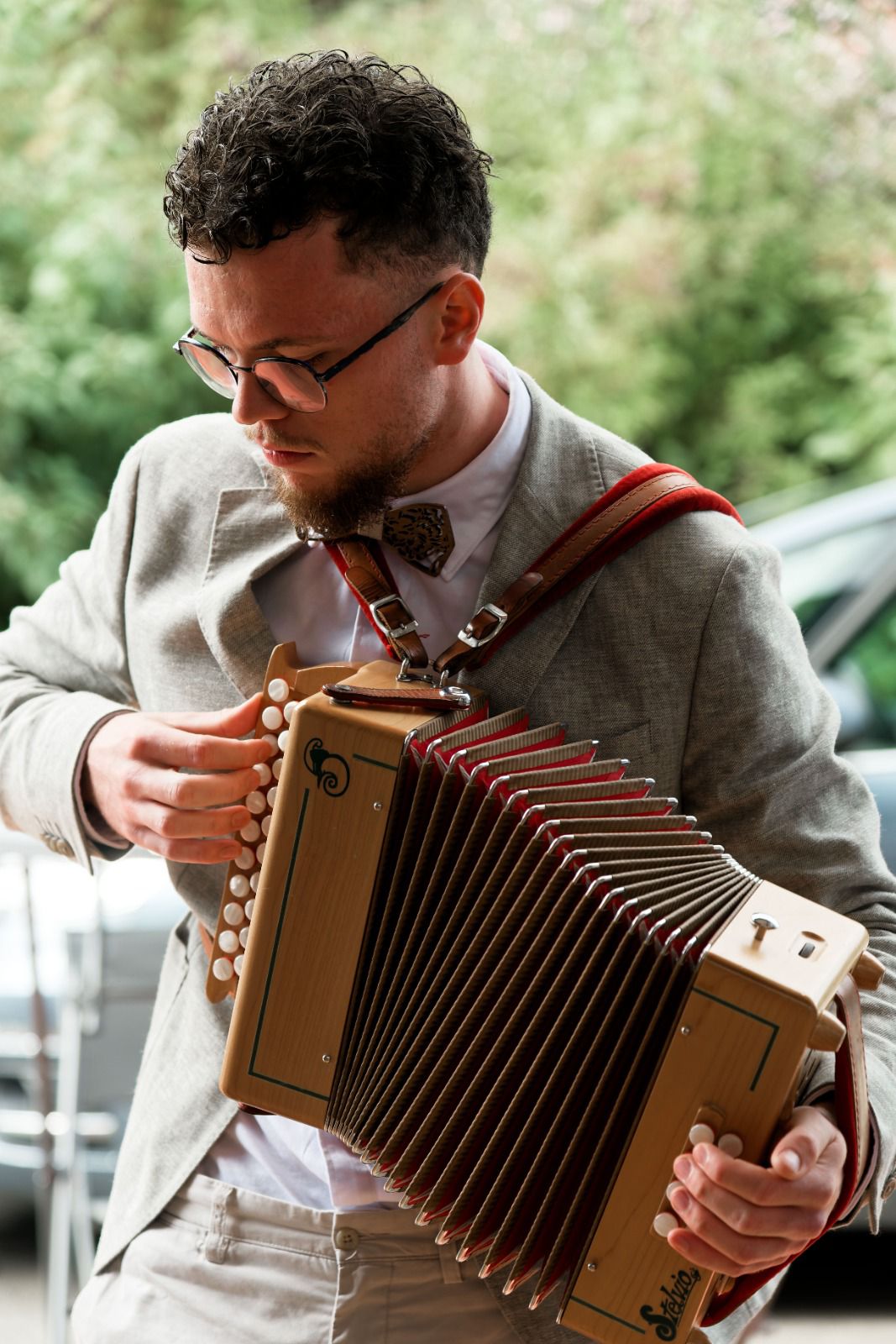 Aubin Lebossé accordéoniste